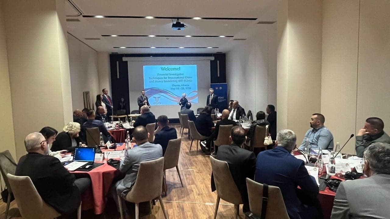 Lufta ndaj krimit e pastrimit të parave, Ambasada e SHBA nis trajnimin e zyrtarëve të Shqipërisë, Kosovës dhe RMV